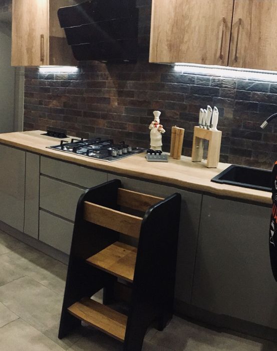 Premium kitchen helper drewniany masywny super
