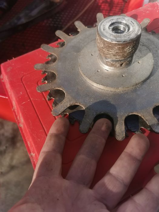 Głowica do kosy spalinowe, do obcinania odrostów w leszczynie.