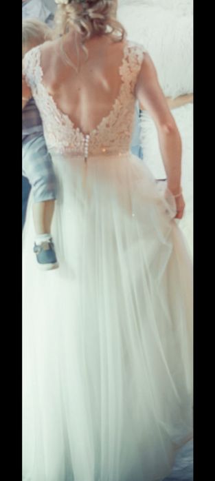 Suknia 156cm plus obcas