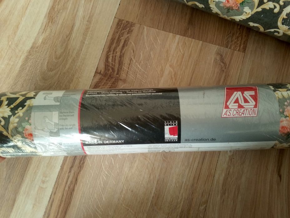 2 rolki tapety Tapeta polarowa Winorośl Barokowy ornament Kwiaty