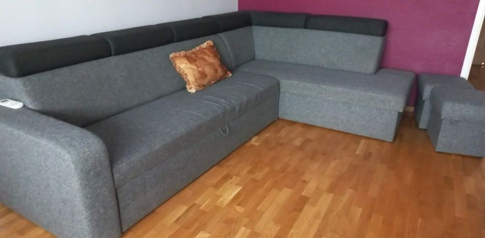 Narożnik z funkcją spania