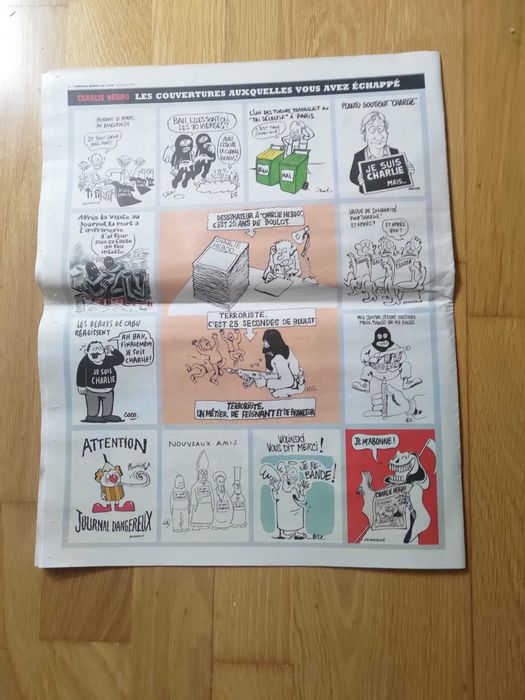 CHARLIE HEBDO Revista-Jornal 14/01/2015 N° 1178 (Je Suis Charlie)