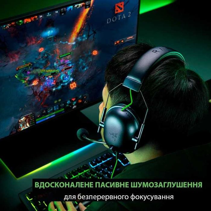 Акція! Наушники Игровые Razer Blackshark V2 X Ігрові Навушники FIFIINE H9