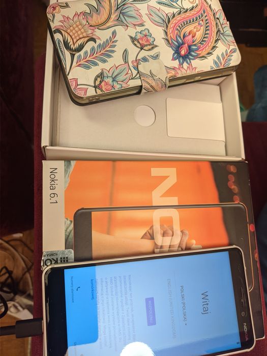 Nokia 6.1 AndroidOne 2 sztuki Czarny i srebrny!!! Cena za sztukę !