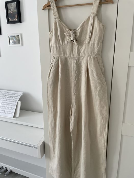 Lniany kombinezon XS Zara