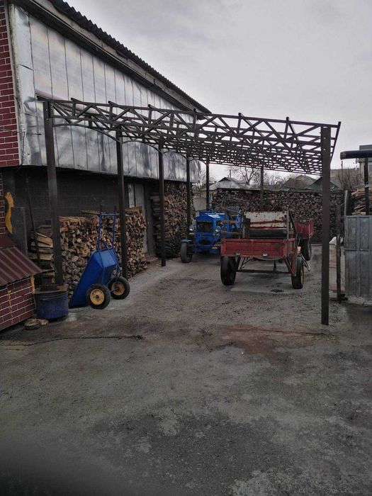 Арочный навес для авто | Навес для машины | Навес Собери Сам 6х6