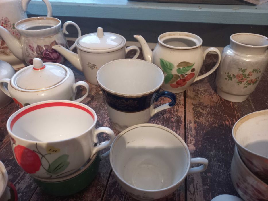 Фарфор радянський посуд заварник молочник