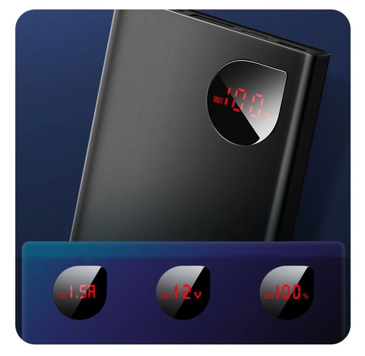 Зарядний пристрій, Повербанк, УМБ Baseus Adaman 10000mAh 22.5W
