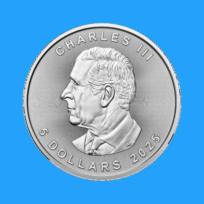 Moeda 1 Onça Prata Pura 9999-Canadá-Maple Leaf 2026, Dolar