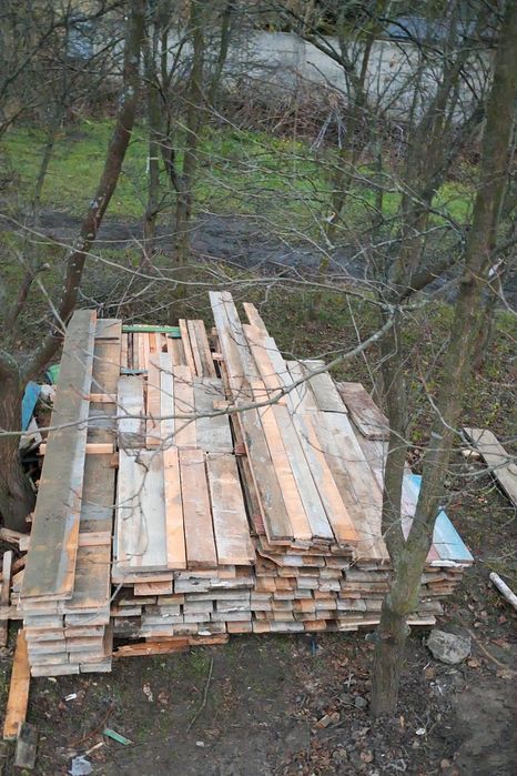 Опалубка доска щити фундамент