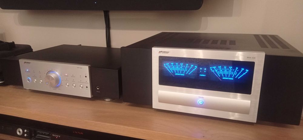 Advance Acoustic MAA-406  Końcówka mocy stereo.