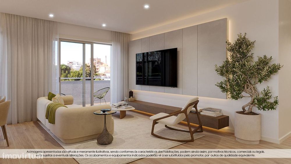Apartamento T1 NOVO - Praça das Flores, Antas