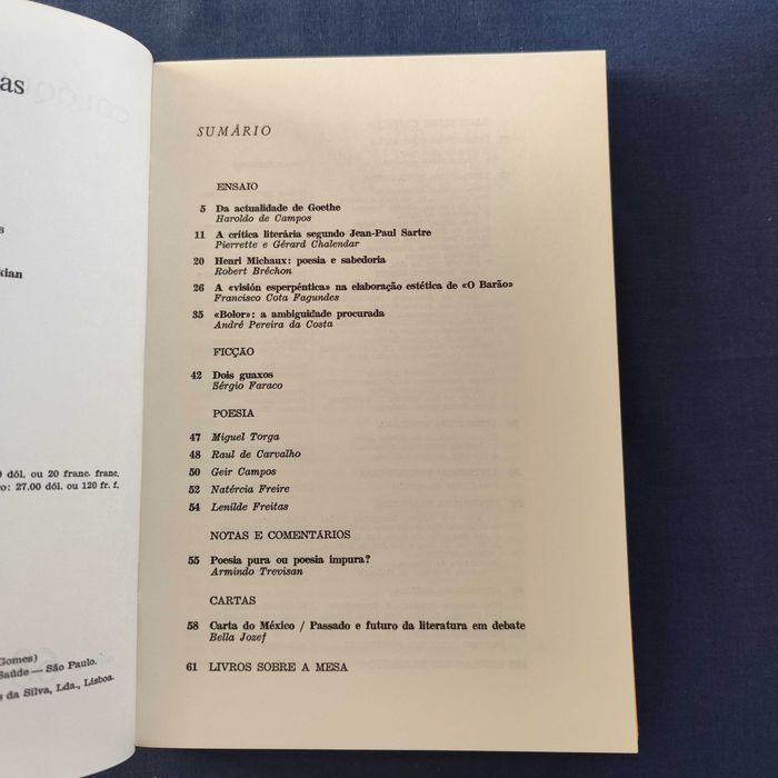 Revista Colóquio Letras 68 - Julho 1982