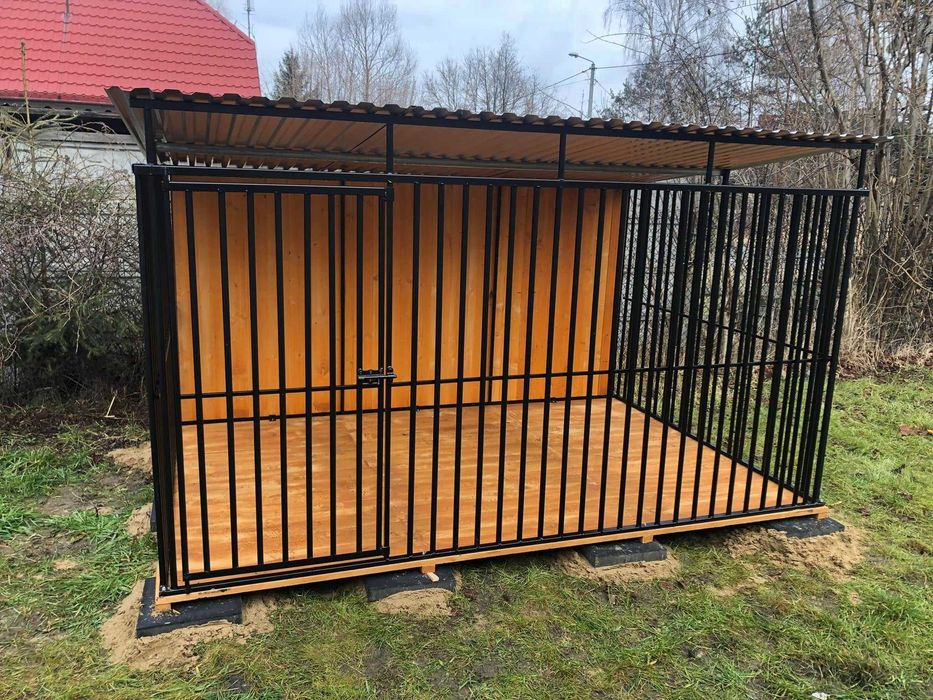 Kojec dla psa konstrukcja stalowa_SOLIDNA KONSTRUKCJA.