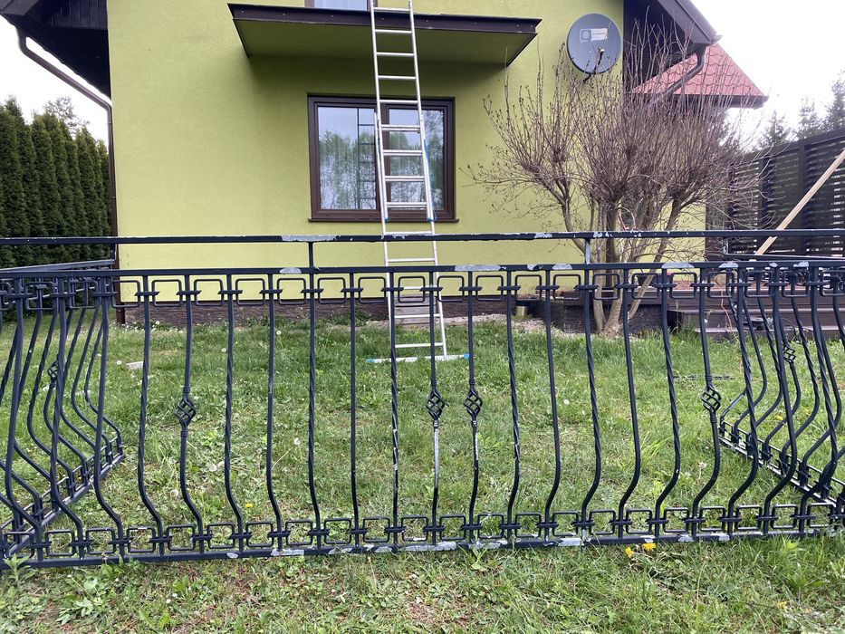 Ocynkowana balustrada barierka na balkon