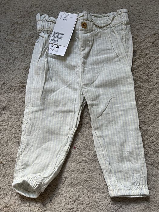 Nowe spodnie letnie dla dziewczynki 74