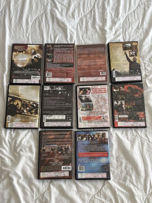 Conjunto de Filmes de Ação em DVD