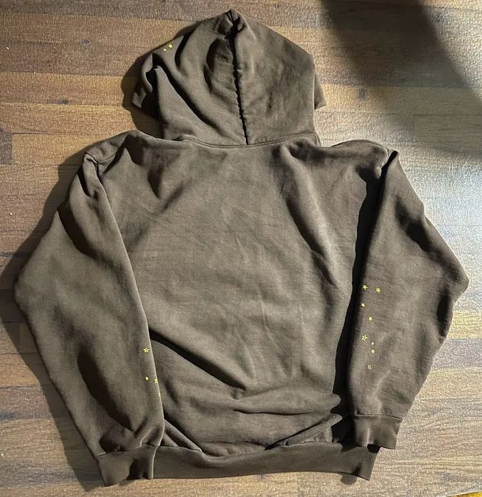 Худі Sp5der Web Logo Brown Hoodie