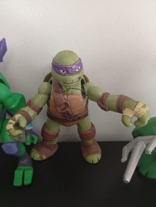 Conjunto de figuras TMNT ninja turtles