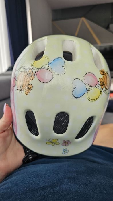 Kask dla dziewczynki 2-5 lat regulowany
