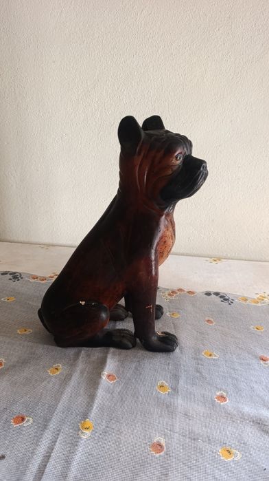 Cão decorativo cerâmica