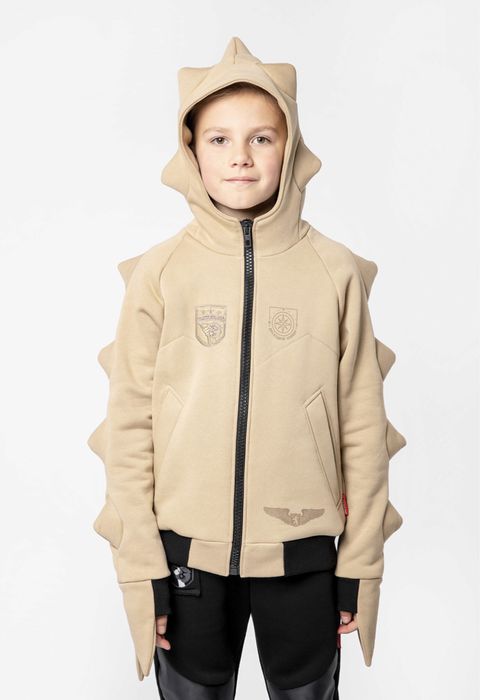 Худи, куртка унисекс KIDS HOODIE STEGOSAURUS 4-6 лет СТЕГОЗАВР
