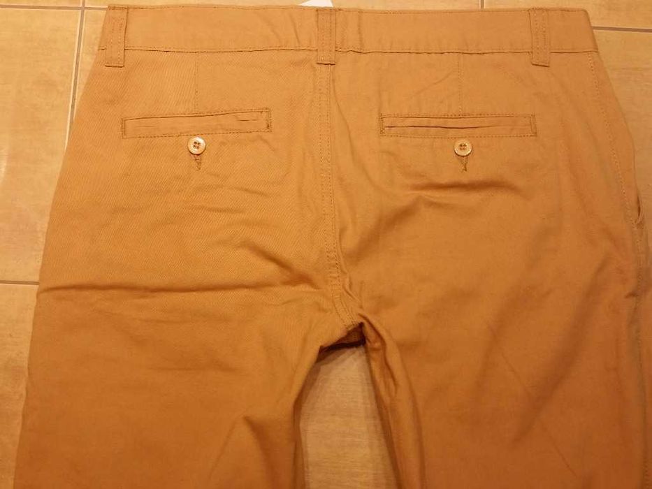 nowe CHINO beżowe W31 L34 84cm/109cm 31/32 spodnie Chinosy chinos w30