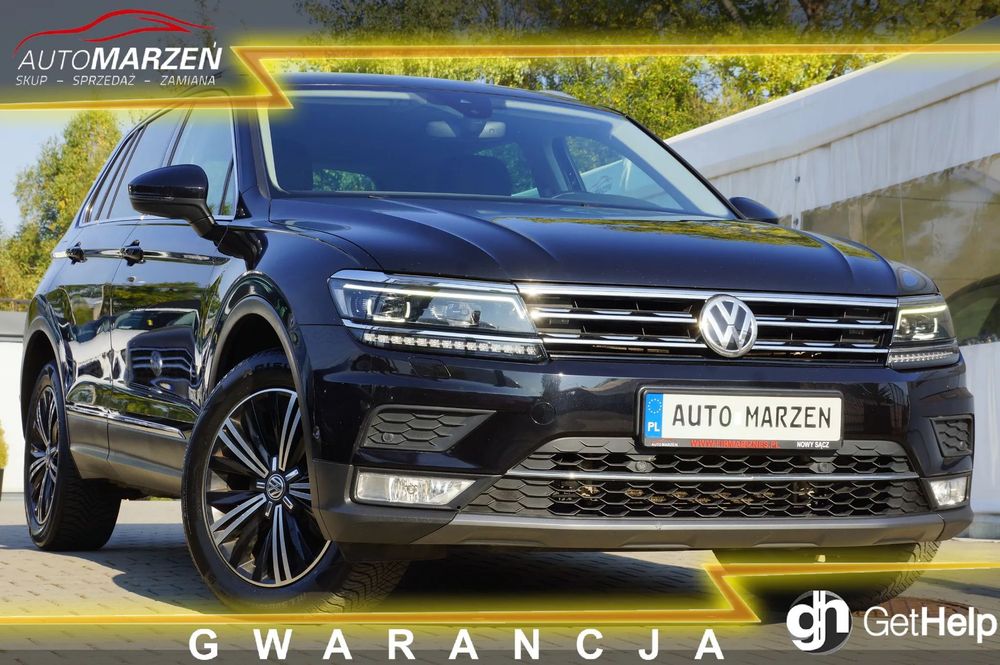 Volkswagen Tiguan 2.0 TDI CR 190 KM, 4x4, DSG, Kamera, Full LED, Webasto, Hak, GWARANCJA