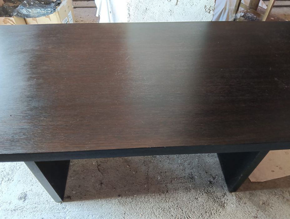 Mesa retangular linhas modernas medidas tampo  185x85