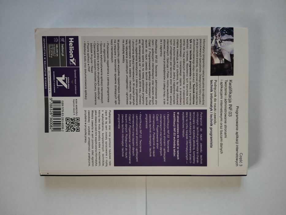 Kwalifikacja INF.03; Część 3 - Programowanie aplikacji internetowych