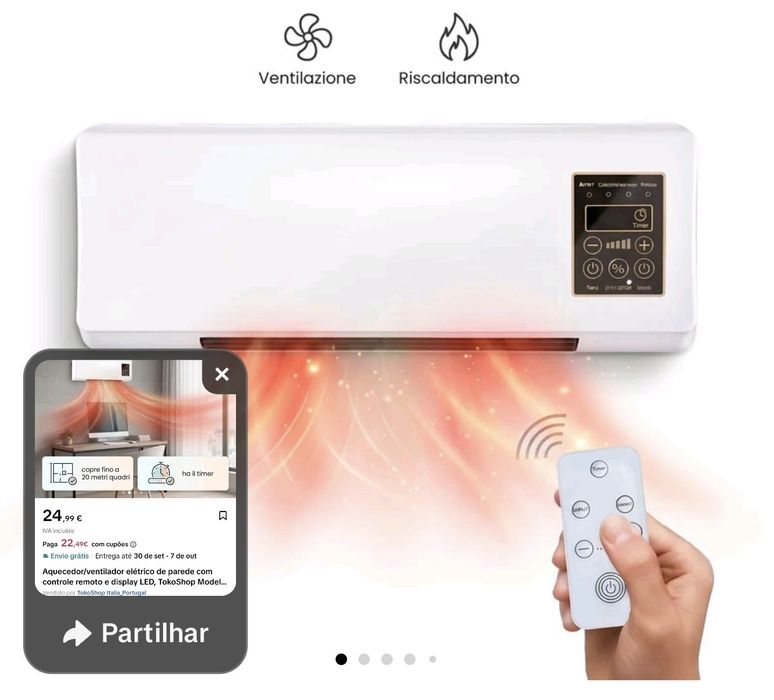 Quente e frio(tipo acondicionado
