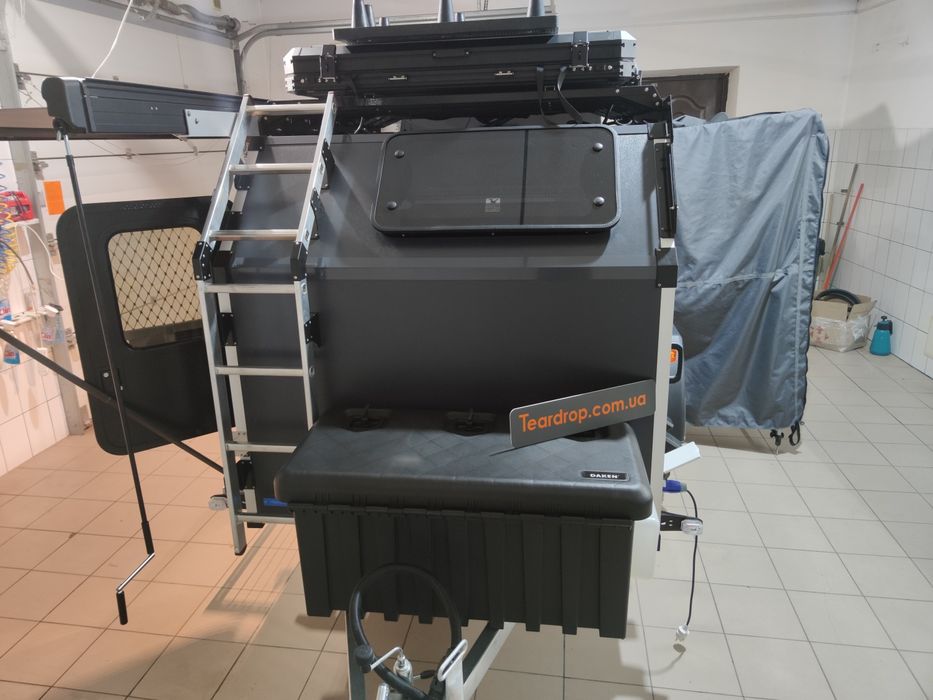Причеп крапля, краплевидний  кемпер, причеп дача, дім на колесах, трей