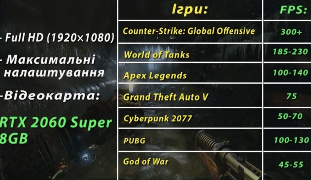 Ігровий комп'ютер Ryzen 5 5500 / RTX 2060 Super 8GB "ARMSTRONG"