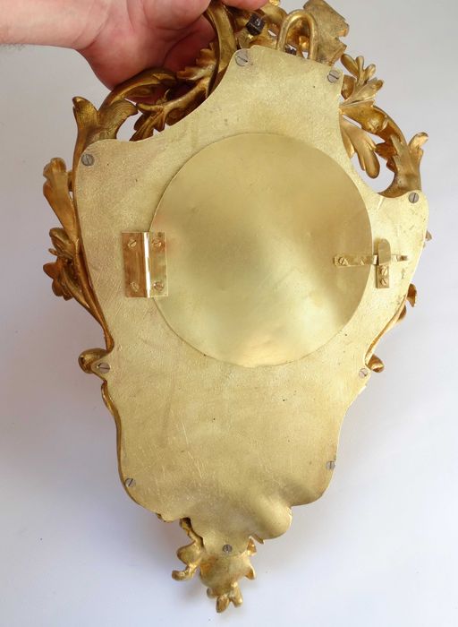 Картель із розкішно позолоченої бронзи від Фаркота, Самуеля Марті