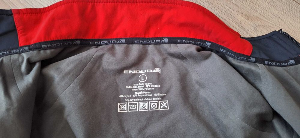 Endura Kurtka Stealth II Waterproof Czerwona L