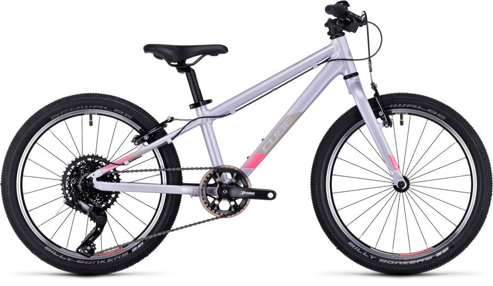 Rower 20 CUBE fioletowy dziewczęcy