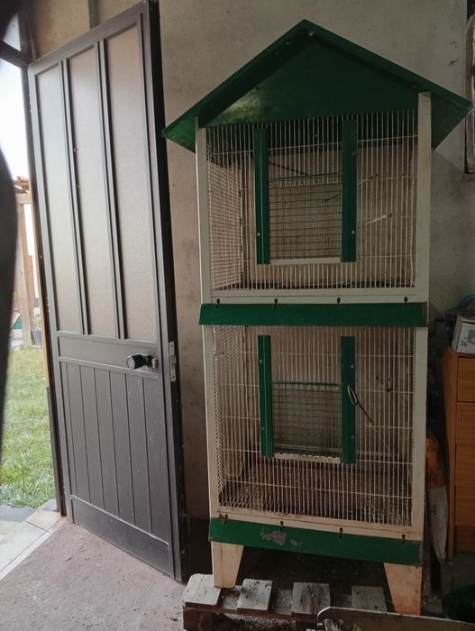 Gaiola dupla para aves