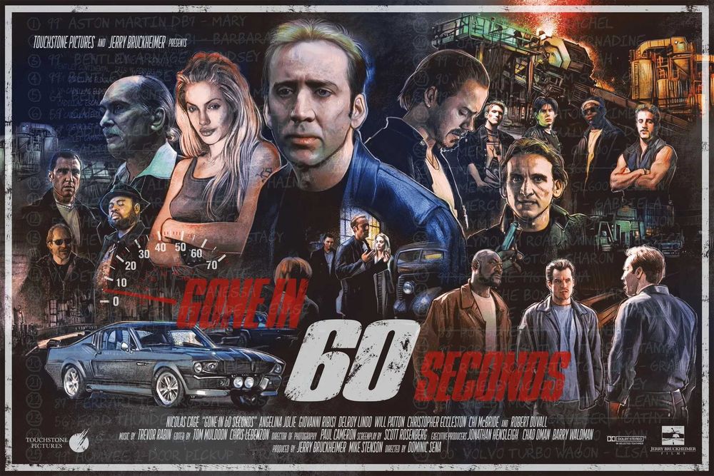 60 SEGUNDOS (Nicolas Cage/Angelina Jolie/Giovanni Ribisi/Robert Duvall