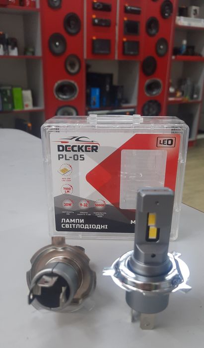 Лампи LED H4/Н7/Н11/ DECKER PL-05 5000K 7000Lm 12v 24v