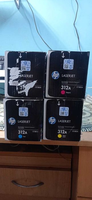 Нові оригінальні картриджі HP CF312A (CF380X, CF381A, CF382A, CF383A)