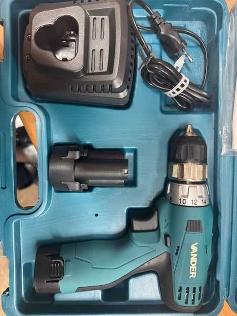 WIERTARKO WKRĘTARKA akumulatorowa 10.8V 2 x aku Vander