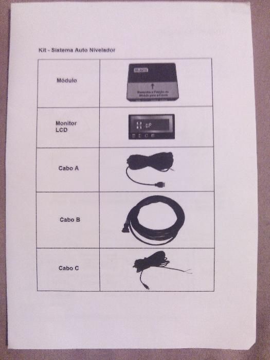 Kit nivelador automático de faróis