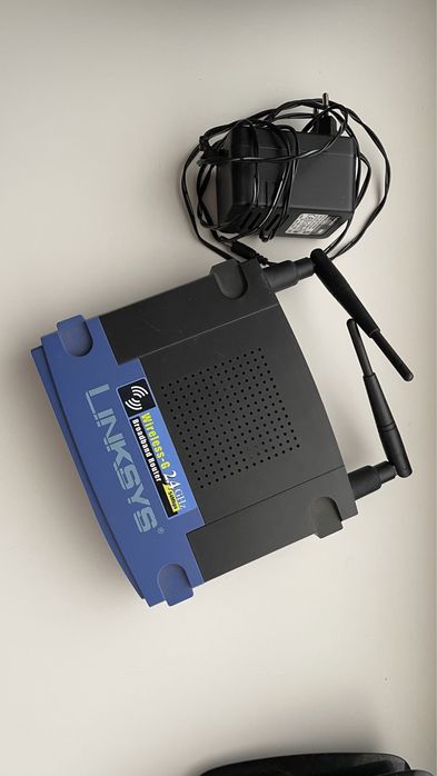 Router Linksys ładowarka