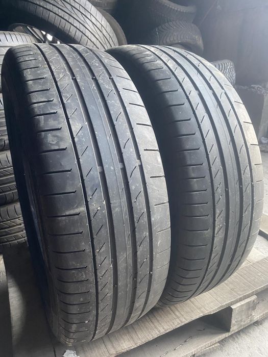 225.60.18 Continental 2шт лето БУ склад шины резина из Европы 60 R18