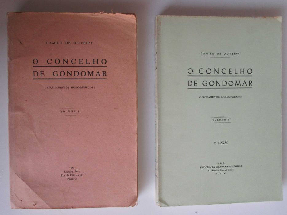 Monografia do Concelho de Gondomar, de Camilo de Oliveira