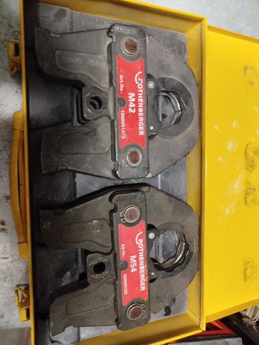 Matriz mordente m 42 m 54 rothenberger  nw 42 , novopress aço inox