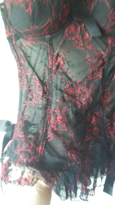 LA SENZA koronkowy gorset