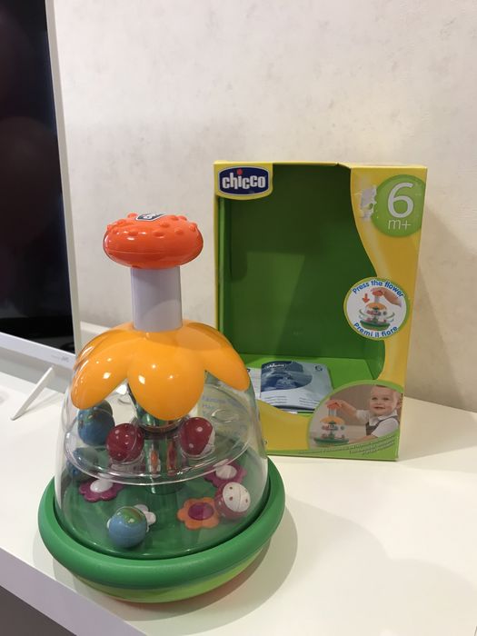Дзиґа-веселка Chicco. Юла Чикко