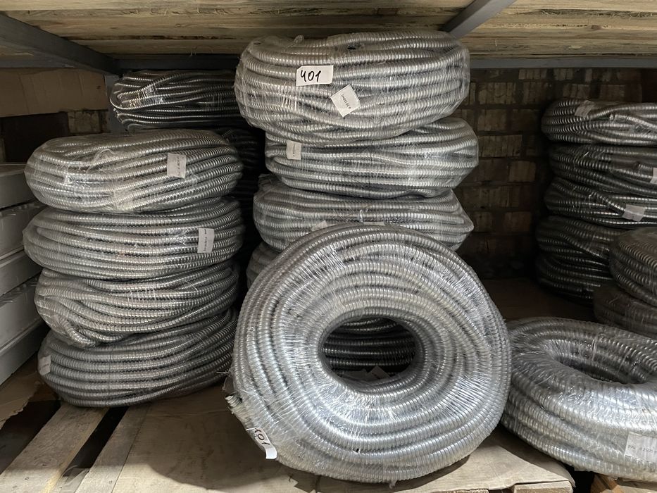 Металорукав гофротруба – різні діаметри