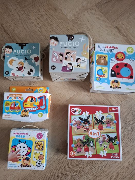 Gry i puzzle dla maluszkow- Pucio, CzuCzu